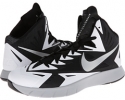 Black/White/Wolf Grey/Metallic Silver Nike Lunar Hyperquickness for Men (Size 12)