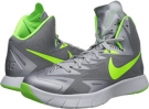 Cool Grey/Wolf Grey/Pure Platinum/Electric Green Nike Lunar Hyperquickness for Men (Size 8.5)