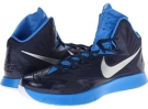 Midnight Navy/Photo Blue/Metallic Silver Nike Lunar Hyperquickness TB for Men (Size 10.5)