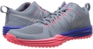 Magnet Grey/Hyper Punch/Metallic Silver Nike Lunar TR1 for Men (Size 9)