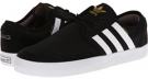 Black/Core White/Simple Brown adidas Skateboarding Seeley Boat for Men (Size 6.5)