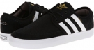 Black/Core White/Simple Brown adidas Skateboarding Seeley Boat for Men (Size 7)