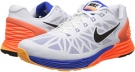 White/Hyper Crimson/Hyper Cobalt/Black Nike LunarGlide 6 for Men (Size 10)