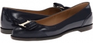 Oxford Blue Calf Maori Salvatore Ferragamo Nolina for Women (Size 8.5)