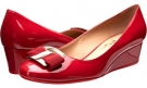 Rosso Glass Flower Salvatore Ferragamo Ninna 40 for Women (Size 11)