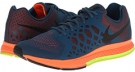 Space Blue/Hyper Crimson/Volt/Black Nike Zoom Pegasus 31 for Men (Size 6.5)