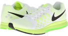 White/Black/Volt/Electric Green Nike Zoom Pegasus 31 for Men (Size 7.5)