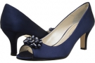 Navy Satin Caparros Marissa for Women (Size 5)