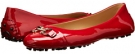 Rosso Millen Patent Salvatore Ferragamo Pabla for Women (Size 7.5)