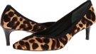 Camel/Black New Leopard Print Haircalf Diane von Furstenberg Faline Too for Women (Size 6.5)