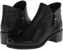 Black Vecchio Nappa Stuart Weitzman Zip Down for Women (Size 9.5)