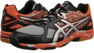 Black/Silver/Flame ASICS GEL-Flashpoint 2 for Men (Size 10.5)