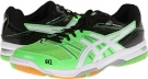 Neon Green/White/Black ASICS GEL-Rocket 7 for Men (Size 6)