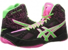 Black/Green Gecko/Knockout Pink ASICS Cael V6.0 for Men (Size 11)