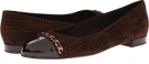 Walnut Plaid Suede Stuart Weitzman Legacy for Women (Size 8)