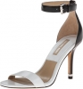 Optic White Palladium Smooth Calf Michael Kors Collection Natasia for Women (Size 5.5)