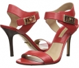 Scarlet 18K Smooth Calf Michael Kors Collection Nell for Women (Size 7.5)