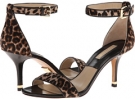 Fawn Leopard 18K Leopard Hair Calf/Smooth Calf Michael Kors Collection Suri for Women (Size 7.5)