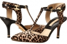 Fawn Leopard 18K Leopard Hair Calf/Smooth Calf Michael Kors Collection Silvia for Women (Size 9.5)