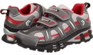 Silver/Red Geox Kids Jr Light Eclipse for Kids (Size 10)