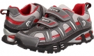 Silver/Red Geox Kids Jr Light Eclipse for Kids (Size 9)