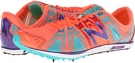 Coral/Teal New Balance WXC700v3 Spike for Women (Size 6)