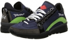 Green/White/Black DSQUARED2 551 Sneaker for Men (Size 9)