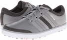 Aluminum/Running White/Light Scarlet adidas Golf adicross Gripmore for Men (Size 9.5)