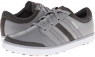 Aluminum/Running White/Light Scarlet adidas Golf adicross Gripmore for Men (Size 10.5)