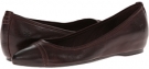 Dark Brown Soft Vintage Leather Frye Alicia Ballet for Women (Size 6.5)