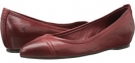 Burnt Red Soft Vintage Leather Frye Alicia Ballet for Women (Size 5.5)