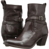 Dark Brown Soft Vintage Leather Frye Jackie Rivet Short for Women (Size 7.5)