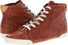 Cognac Antique Soft Vintage Frye Melanie High for Women (Size 5.5)