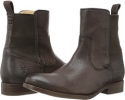 Dark Brown Buffalo Leather Frye Molly Gore Short for Women (Size 5.5)