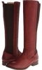 Burnt Red Buffalo Leather Frye Molly Gore Tall for Women (Size 5.5)