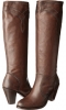 Cognac Soft Vintage Leather Frye Mustang Stitch Tall for Women (Size 6)