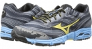 Gunmetal/Yellow Cream Mizuno Wave Kazan for Women (Size 9.5)