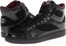 Just Cavalli Crocco and Suede Leather Hi-Top Sneaker Size 8