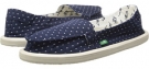 Navy Dots Sanuk Shorty Dots for Women (Size 7)