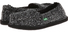 Black Multi Sanuk Meltaway for Women (Size 8)