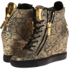 Pizzetto Nero/Oro Giuseppe Zanotti RW4083 for Women (Size 7.5)