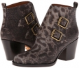 Snake Printed Buckle Boot Women's 10