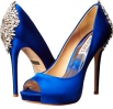 Sapphire Satin Badgley Mischka Kiara for Women (Size 6)