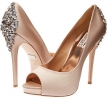 Latte Satin Badgley Mischka Kiara for Women (Size 10)