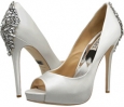 White Satin Badgley Mischka Kiara for Women (Size 7)