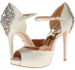 Ivory Satin Badgley Mischka Kindra for Women (Size 7)