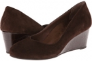 Dark Brown VIONIC with Orthaheel Technology Antonia Mid Wedge Pump for Women (Size 7)