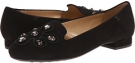 Black Suede/Mtch Embroidery/Black Stones Sesto Meucci Kloris for Women (Size 7.5)