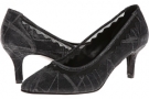 Black Nizza Fabric/Black Mesh Vaneli Lexan for Women (Size 4)