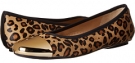 Camel Dino Hair Calf/Black Elastic/Gold Tip Vaneli Scooby for Women (Size 5)